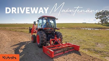 Maintain Your Driveway with Land Pride Grading Scraper & Box Blade Tips with Kerrie & Spence Kubota