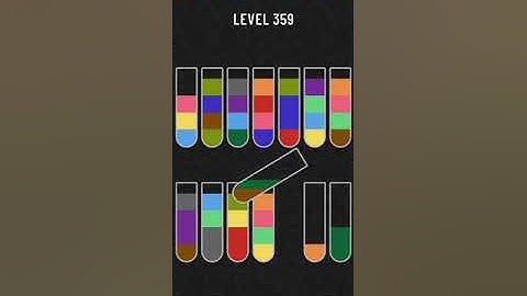 Water Sort Puzzle Level 359 Walkthrough Solution Android/iOS 💦