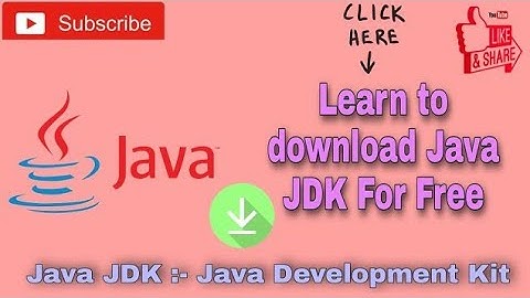 how to download java jdk 8 for windows 10 |How to Download and Install Java JDK on windows 7,8,10