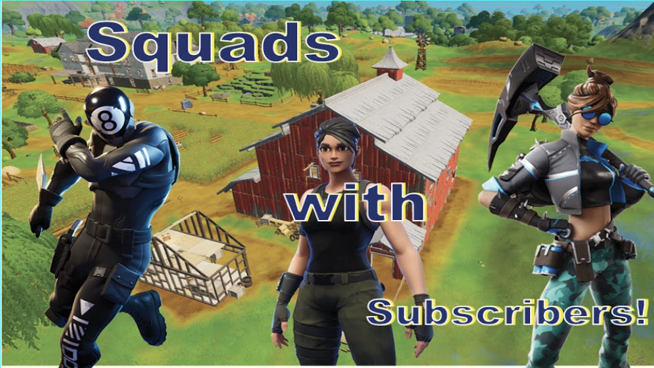 Playing squads with a follower! Fortnite -Chapter 2 Season 2- - YouTube