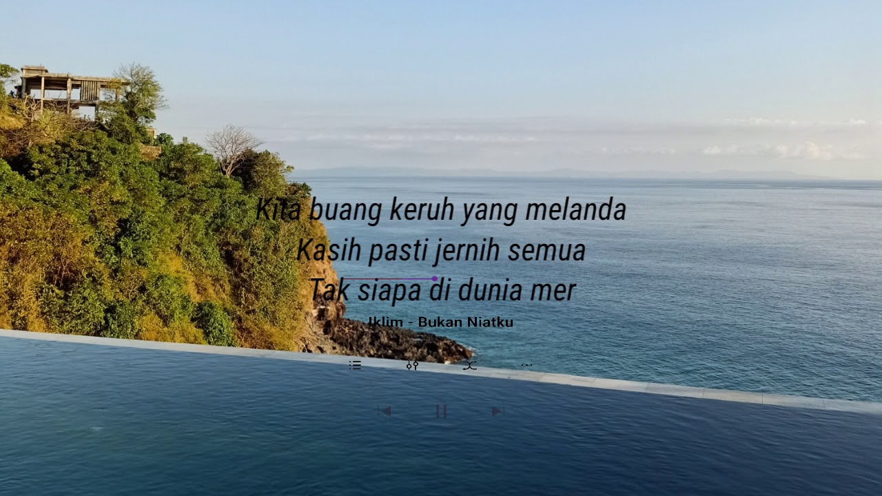 Iklim - Bukan Niatku ( lirik ) - YouTube