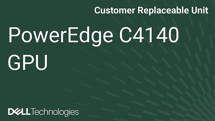 Dell  PowerEdge C4140: Remove/Install GPU (Configuration B)