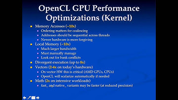 OpenCL Performance Tips and Summary (10)