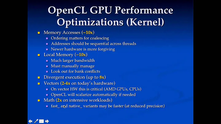 Optimierung von OpenCL-Leistung