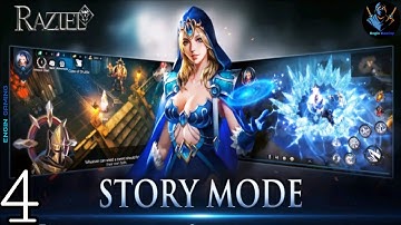 RAZIEL: Dungeon Arena - Chapter-1 Stage_3. "BLUESTONE HARBOR" & Stage_4. "CEMETERY" || Engin Gaming