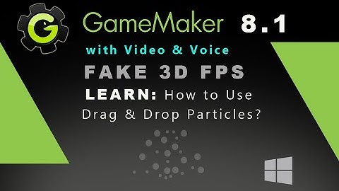 Game Maker 8.1: How to Use Drag & Drop Particles?