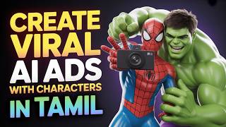 How to Make AI Generated Ads in Tamil | Spider-Man &amp; Hulk | how can make tamil ai ads on youtube
