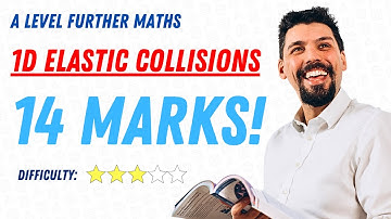 WILD 14 Mark 1D Elastic Collisions Question | A Level Further Maths