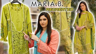 M. Luxury by MARIA B recreated in low budget | Mehreen Riz