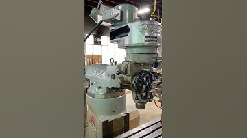 Sky Top Shop - Bridgeport mill - Initial run of Bridgeport step pulley (J head) mill