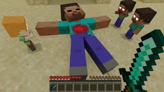 I Killed Herobrine Family in Minecraft !