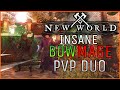 Nature bow open world pvp influence races  new world season 3