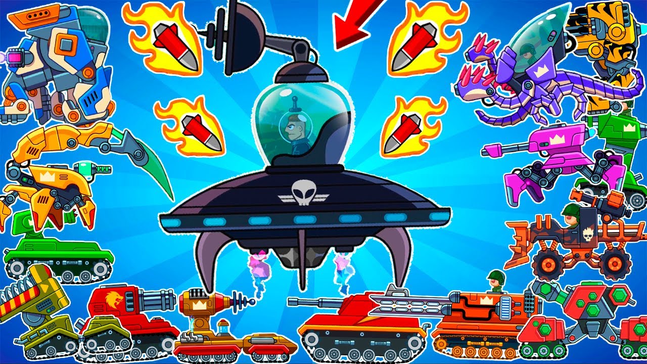 BOSS OVERLORD VS ALL 18 TANKS and Booster NAPALM in Hills of Steel YouTube