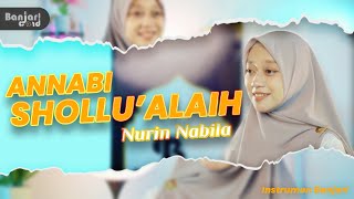 Annabi Shollu'alaih Lirik & [Karaoke HD] Banjari - Nurin Nabila