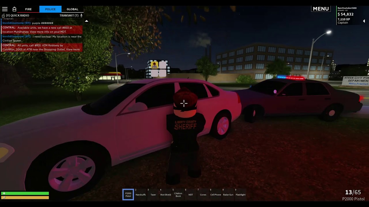 New sheriff gets GHOST CAR as a starter car!! ERLC Roleplay Ep1