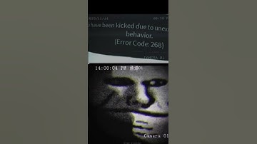 Roblox [Error Code 1001] #creepy #scary #roblox #errorcode #1001