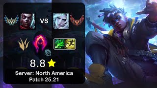 Ekko Jungle vs Viego - NA Challenger - Patch 25.21