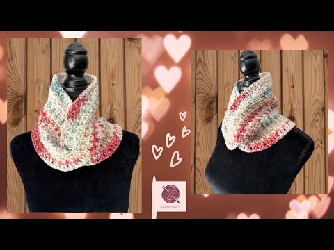 ESTE CUELLO LO REALIZARÁS EN UNA SOLA TARDE Y CON MENOS DE 100 GARMOS DE ESTAMBRE #crochet
