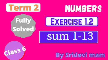 6th maths tamil Term 2 Chapter 1 ( Numbers ) exercise 1.2 fully solved TN samacheer class 6 maths ex