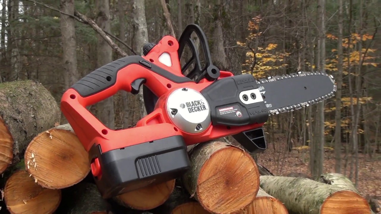 BLACK & DECKER 18-volt 8-in Battery Chainsaw (Battery and Charger Included)  at