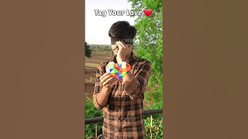 Heart Pattern | Tag Your Love | #shorts #Moyumagicsnake #kingofcubers