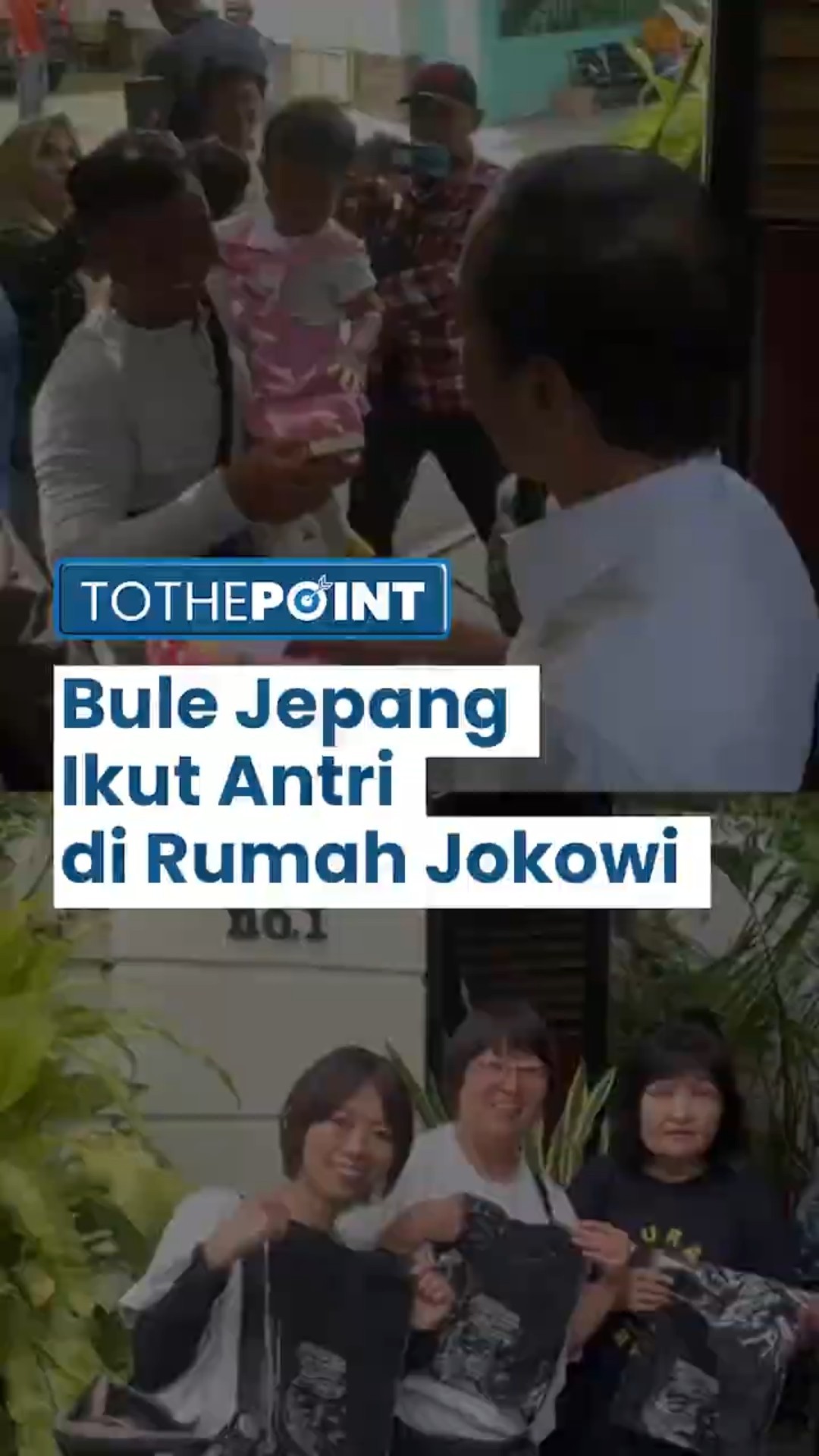 Jadi Viral di Kalangan Warga Negara Asing, Bule asal Jepang Turut Antri Depan Rumah Jokowi di Solo