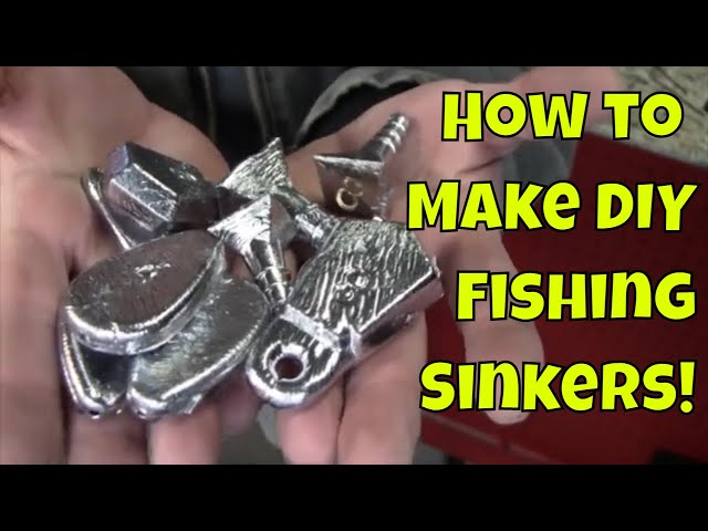 How To Make Your Own DIY Lead Sinkers Weights 