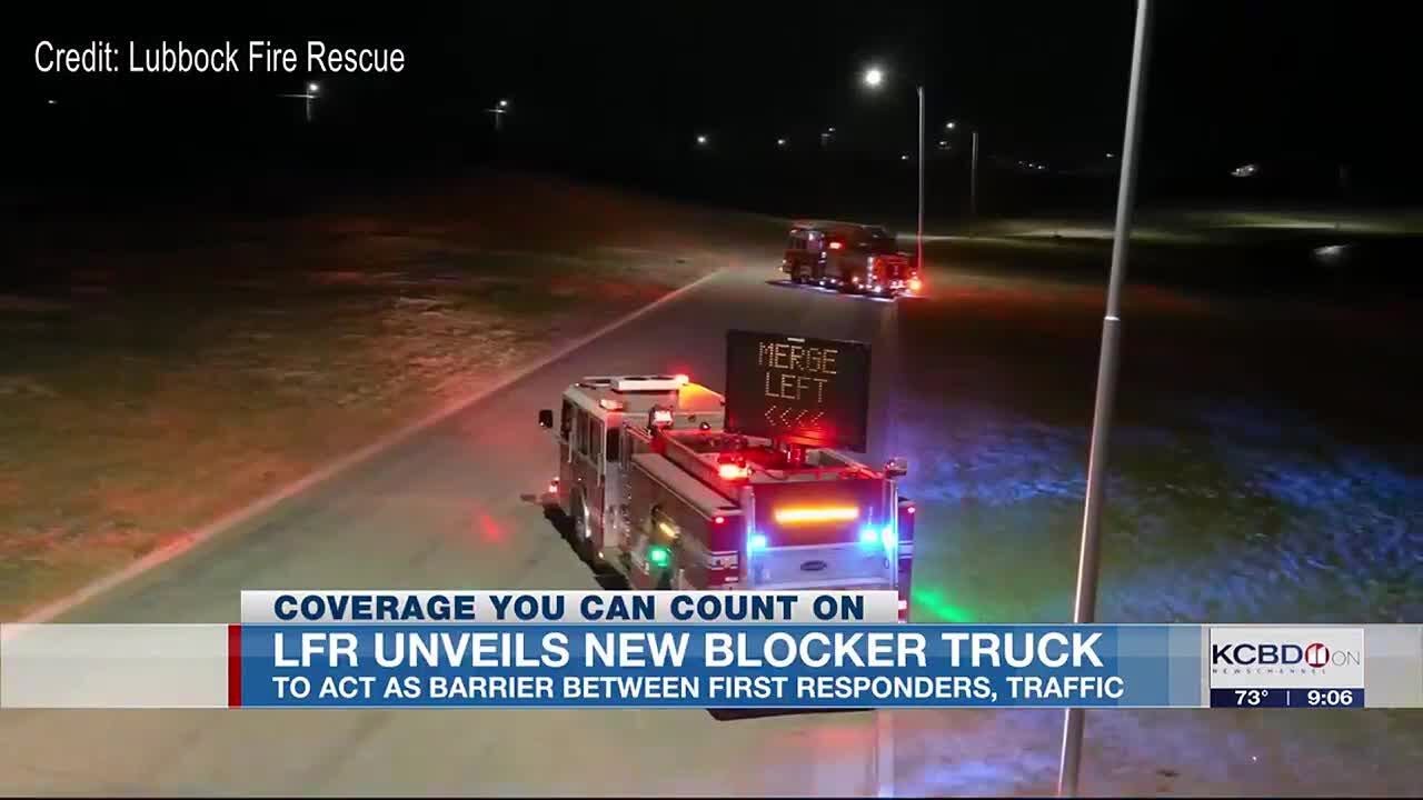 LFR unveils new blocker truck to help protect first responders