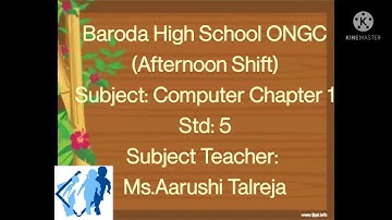 Std 5 Chapter 1 History of Computer