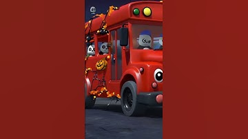 Halloween Wheels on the bus #youtube #halloween #forkids #cartoon #shorts #viral
