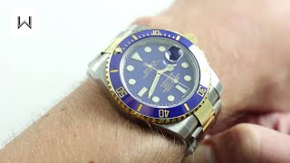 submariner date oyster 40mm oystersteel and yellow gold