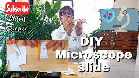 DIY Microscope slide | Chivis