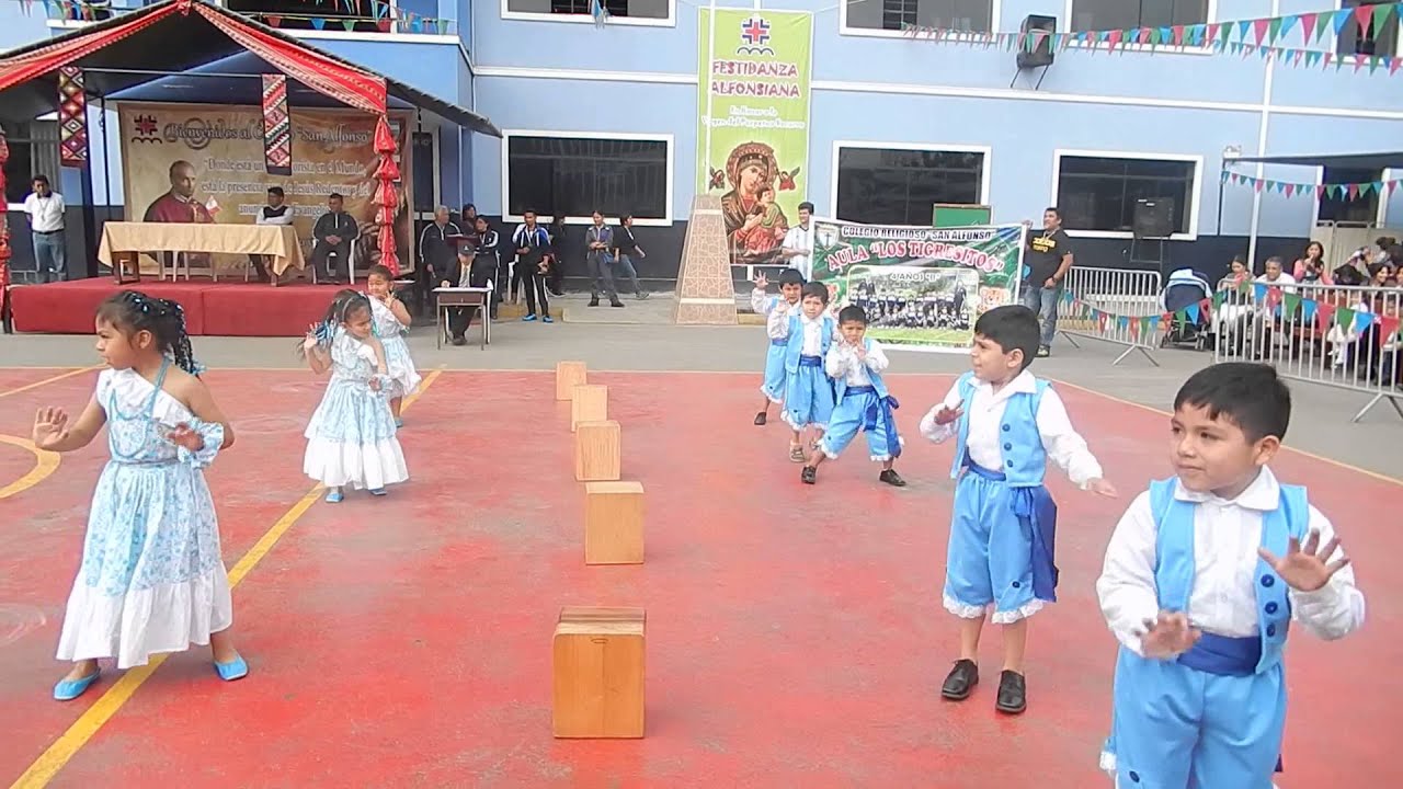 FESTEJO INGA - Festidanza del Colegio San Alfonso 2015 INICIAL 4 AÑOS