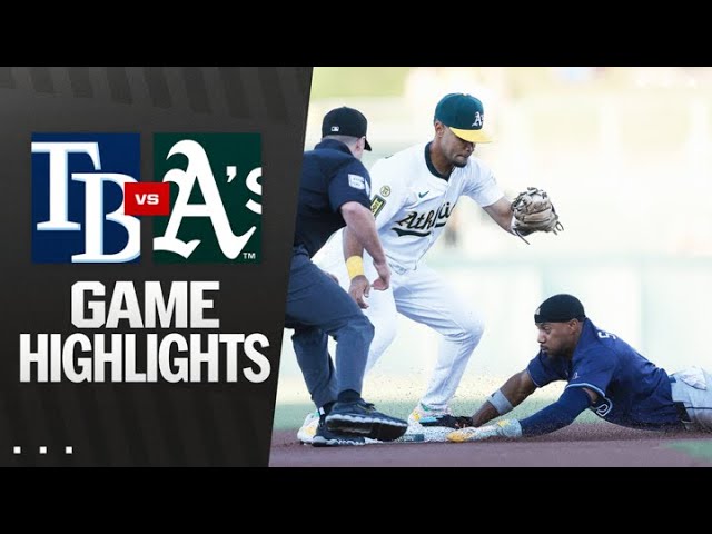 Caminero vuelve a botarla y Rays se llevan la serie ante Atléticos