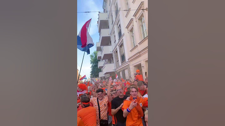 Dutch Fans in Leipzig #euro2024 #fans #germany #oranje