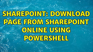 Sharepoint: Download page from SharePoint Online using PowerShell