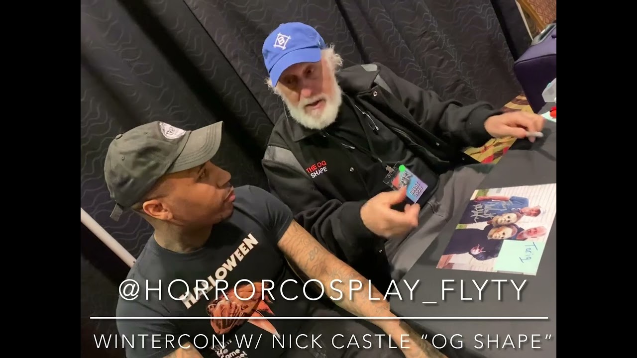 Nick Castle aka “ 78 Michael Myers “ Meets Fly Ty at WinterCon 2022