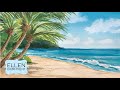 Tropical Beach Watercolor Painting/ Step by Step tutorial for Beginners