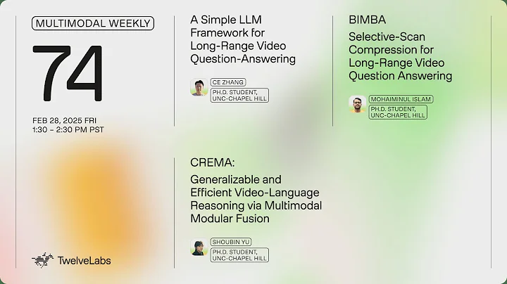 Long-Range Video Question-Answering and Video-Language Reasoning | Multimodal Weekly 74