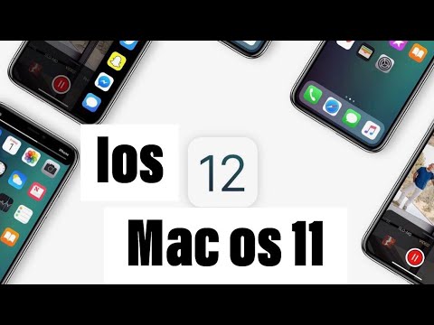 IOS 12 & Mac Os 14 Concept 2018