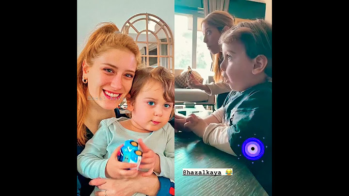 Hazal Kaya with Her Cute son #shorts #hazalkaya