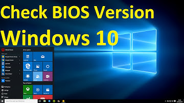 How to Check BIOS Version on windows 10