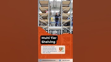 Maximize Vertical Space with Multi Tier Shelving #MultiTierShelving #rack  #IndustrialShelving