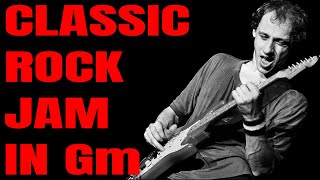 Classic Rock Jam in G Minor | Guitar Backing Track (Gm - 89 BPM)