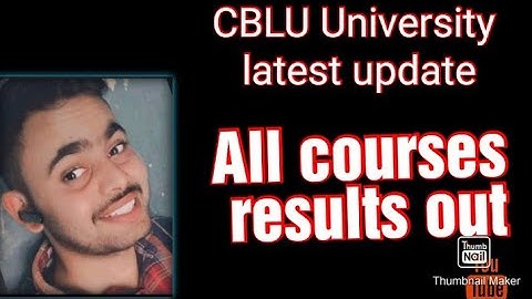 Cblu University all result out ( BA ,Bsc,Bcom, MSc,Mcom etc) |cblu University new update #cblu