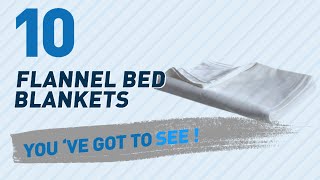 Flannel Bed Blankets // New & Popular 2017