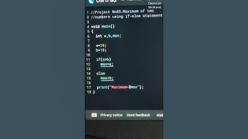 maximum of two using if-else in Dart 🎯