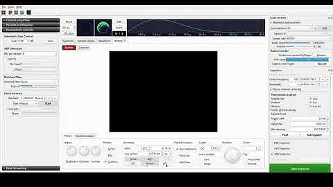 Van Eck inteference visualized using SigDigger