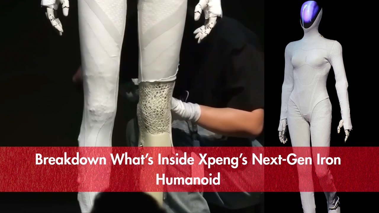 Breakdown What's Inside Xpeng's Next-Gen Iron Humanoid, Why It's
