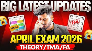 NIOS Big Latest Updates April 2026 Exam Fail Result | TMA Low Marks | Theory & Exam Syllabus Hack